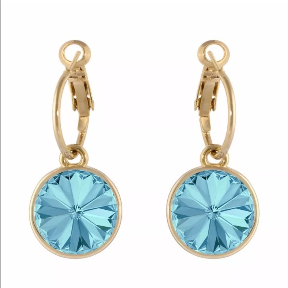 Sale!! 🛍️ blue stone dangle earrings and matching bracelet set 🛍️ NEW!